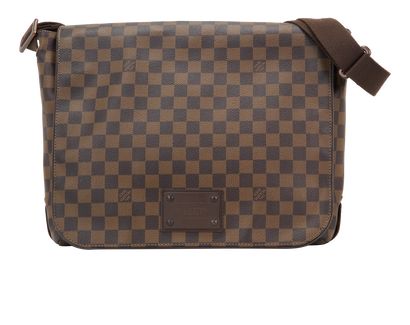 Brooklyn Messenger, &pound;450, Handbags, Brown, Canvas, Front view